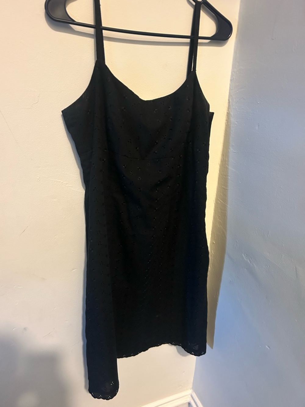 LOFT Black Eyelet Slip